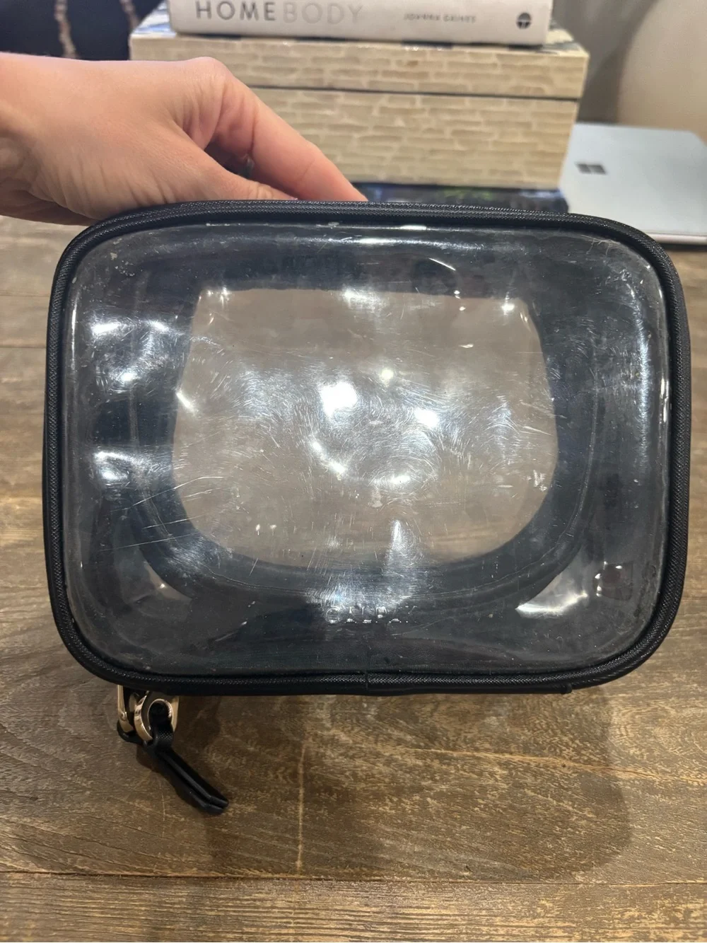 CALPAK Small Clear Cosmetics Case